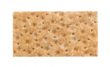 Cracker (breakfast) isolated on a white background