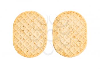 Small cookies isolated on a white background