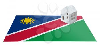 Small house on a flag - Living or migrating to Namibia