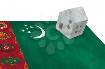 Small house on a flag - Living or migrating to Turkmenistan