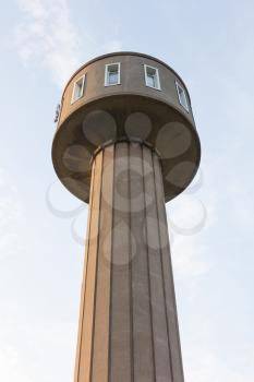 Old water tower from the 1950s converged to an apartment - the Netherlands