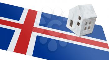 Small house on a flag - Living or migrating to Iceland