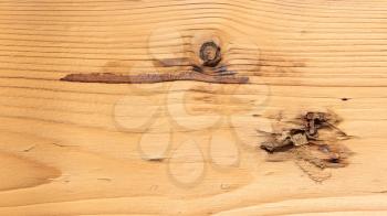 Knotted wooden board close up, house in Switzerland, 80s