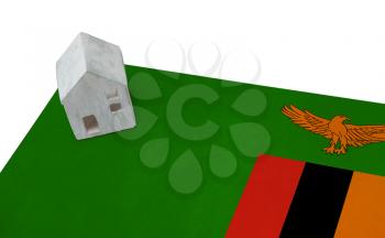 Small house on a flag - Living or migrating to Zambia