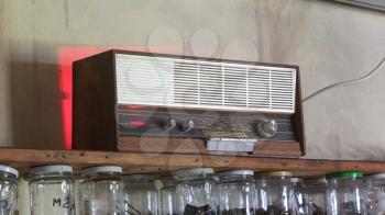 Old retro radio from the WW2 period