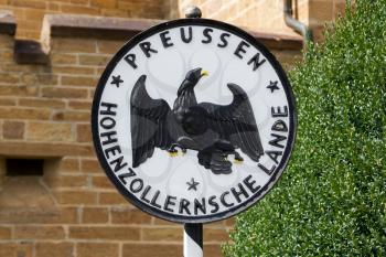 Symbol of Prussia historical emblems - Hohenzollern Castle