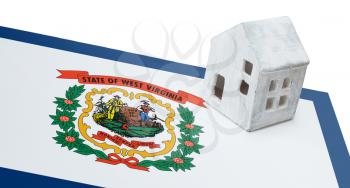 Small house on a flag - Living or migrating to West Virginia