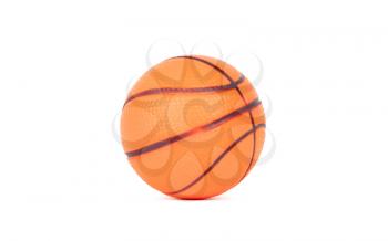 Miniature basket ball isolated on a white background
