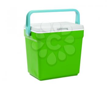 Cooler box isolated on a white background