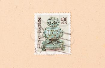 KOREA - CIRCA 1970: A stamp printed in Korea shows a national object, circa 1970