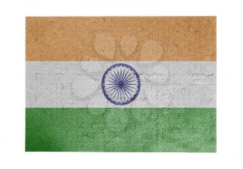 Large jigsaw puzzle of 1000 pieces - flag - India