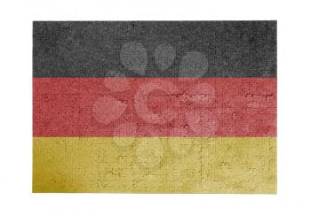Large jigsaw puzzle of 1000 pieces - flag - Germany