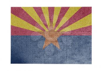 Large jigsaw puzzle of 1000 pieces - flag - Arizona