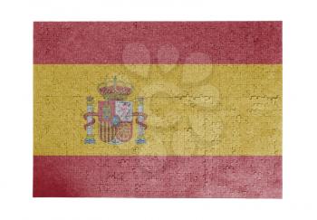 Large jigsaw puzzle of 1000 pieces - flag - Spain