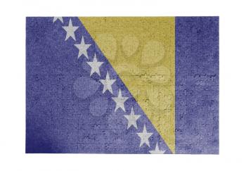 Large jigsaw puzzle of 1000 pieces - flag - Bosnia Herzegovina
