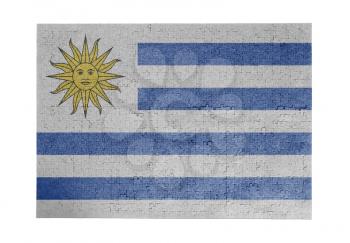Large jigsaw puzzle of 1000 pieces - flag - Uruguay