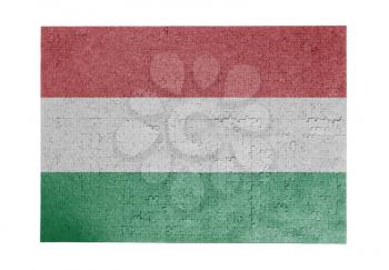 Large jigsaw puzzle of 1000 pieces - flag - Hungary