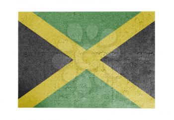 Large jigsaw puzzle of 1000 pieces - flag - Jamaica