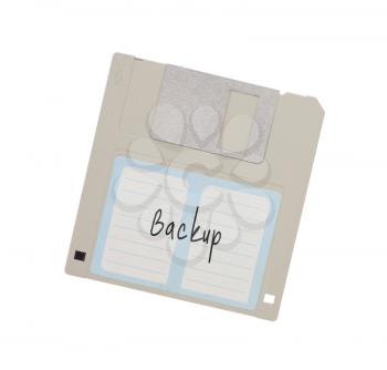 Floppy Disk - Tachnology from the past, isolated on white - Backup