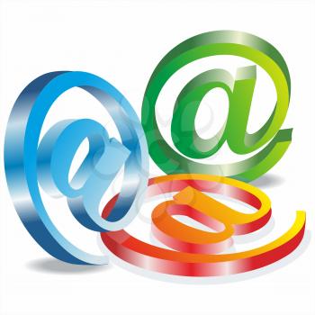 Set vector e mail icon 