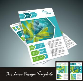 brochure design element, vector illustartion