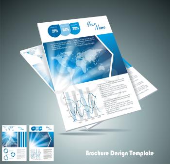 brochure design element, vector illustartion 