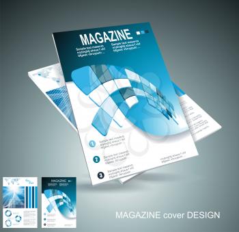 Magazine or brochure design element, vector illustartion 