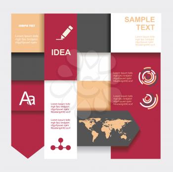Modern Design template. Graphic or website layout vector. 