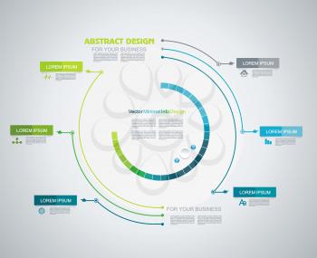 Minimal Timeline Infographic design. Can be used for workflow layout; diagram; number options; web design.
