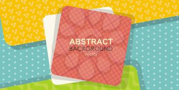Abstract geometric shapes, vector background.