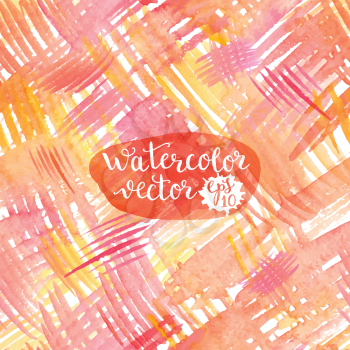 Watercolor abstract colorful seamless pattern