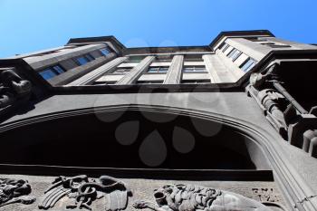 Beautiful high architectural ansemble in Lvov city