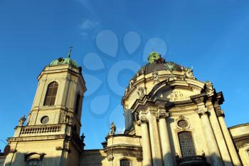 The Dominican church and monastery in Lviv in Ukraine