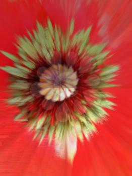 Image of red abstract sharp and prickly background