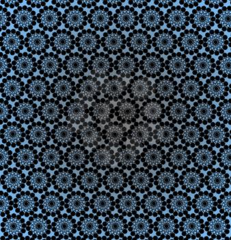 luxurious wallpapers with many round abstract dark blue patterns