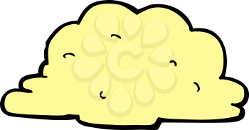 Royalty Free Clipart Image of an Ice Cream Splat