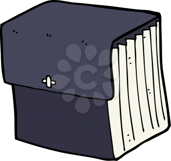 Royalty Free Clipart Image of a File Folder