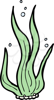 Royalty Free Clipart Image of Seaweed