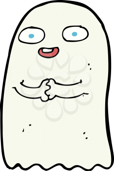 Royalty Free Clipart Image of a Ghost