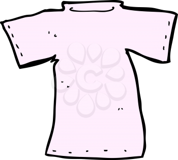 Royalty Free Clipart Image of a T-shirt