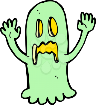 Royalty Free Clipart Image of a Ghost