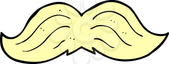 Royalty Free Clipart Image of a Mustache