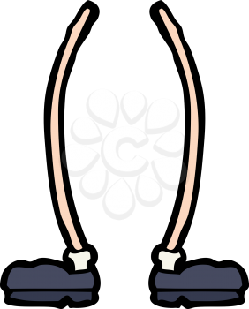 Royalty Free Clipart Image of a Pair of Legs