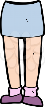 Royalty Free Clipart Image of Woman's Legs