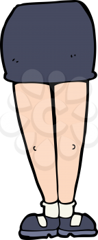Royalty Free Clipart Image of Female Legs