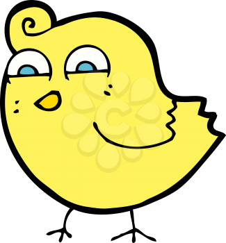 Royalty Free Clipart Image of a Bird