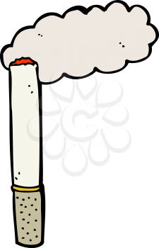 Royalty Free Clipart Image of a Cigarette