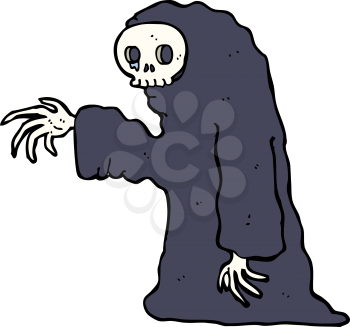 Royalty Free Clipart Image of a Ghoul