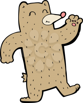 Royalty Free Clipart Image of a Teddy Bear