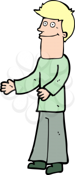 Royalty Free Clipart Image of a Man